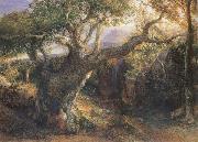 Samuel Palmer The Waters Murmuring painting